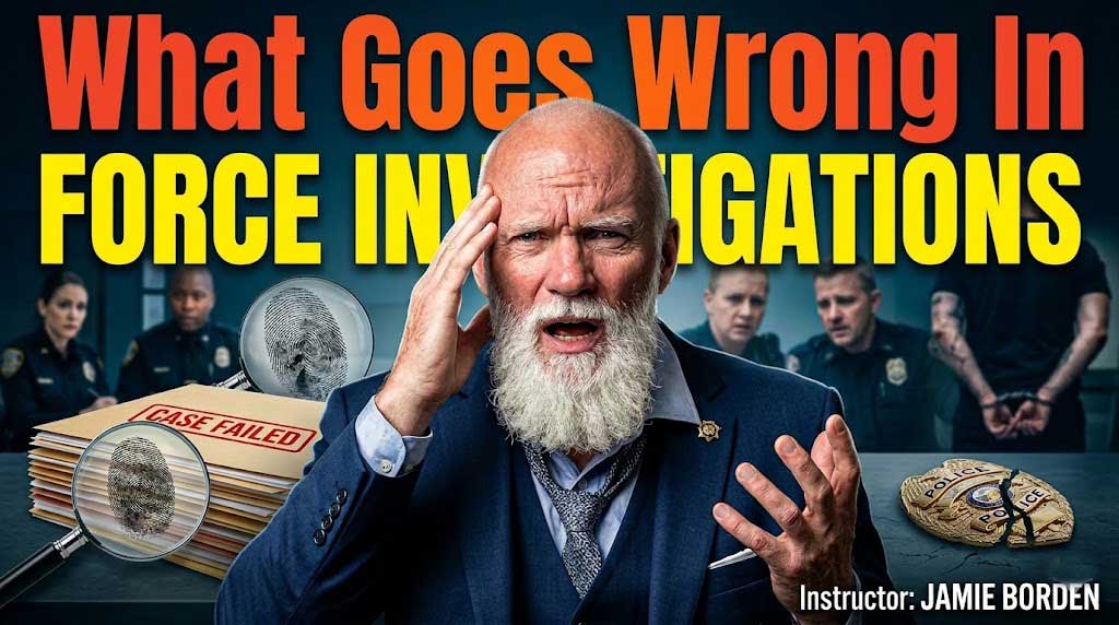 Investigation failures in force cases